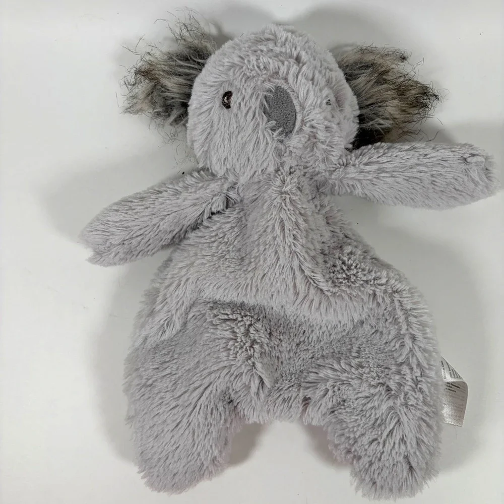 Elegant Baby Grey Koala Bear Lovey Plush Stuffed Animal Fuzzy Ears 12 inch